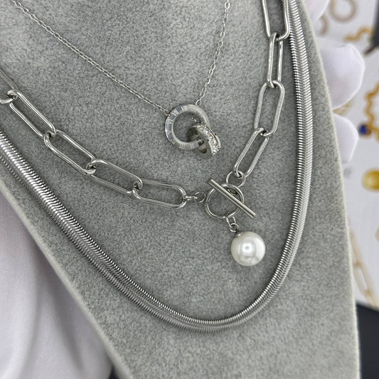 NYAKLÁNC, ROZSDAMENTES ACÉL