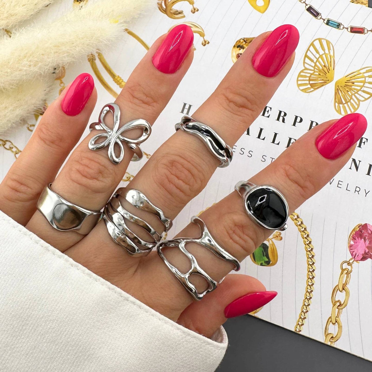 GYŰRŰ, ROZSDAMENTES ACÉL