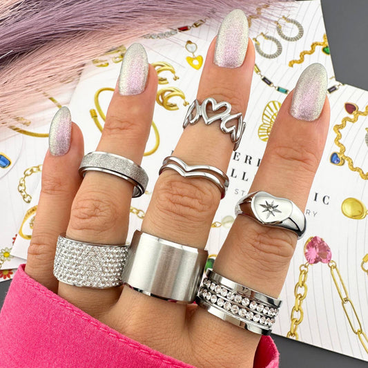 GYŰRŰ, ROZSDAMENTES ACÉL