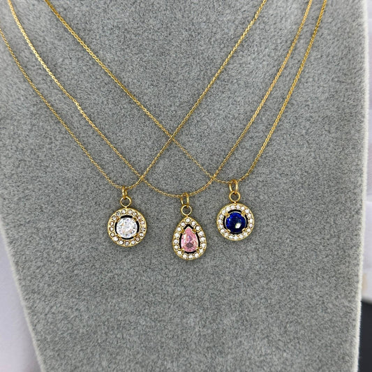 NYAKLÁNC, 18K  ARANYOZOTT NEMESACÉL