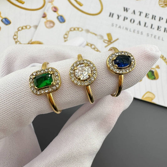 GYŰRŰ, 18K  ARANYOZOTT NEMESACÉL