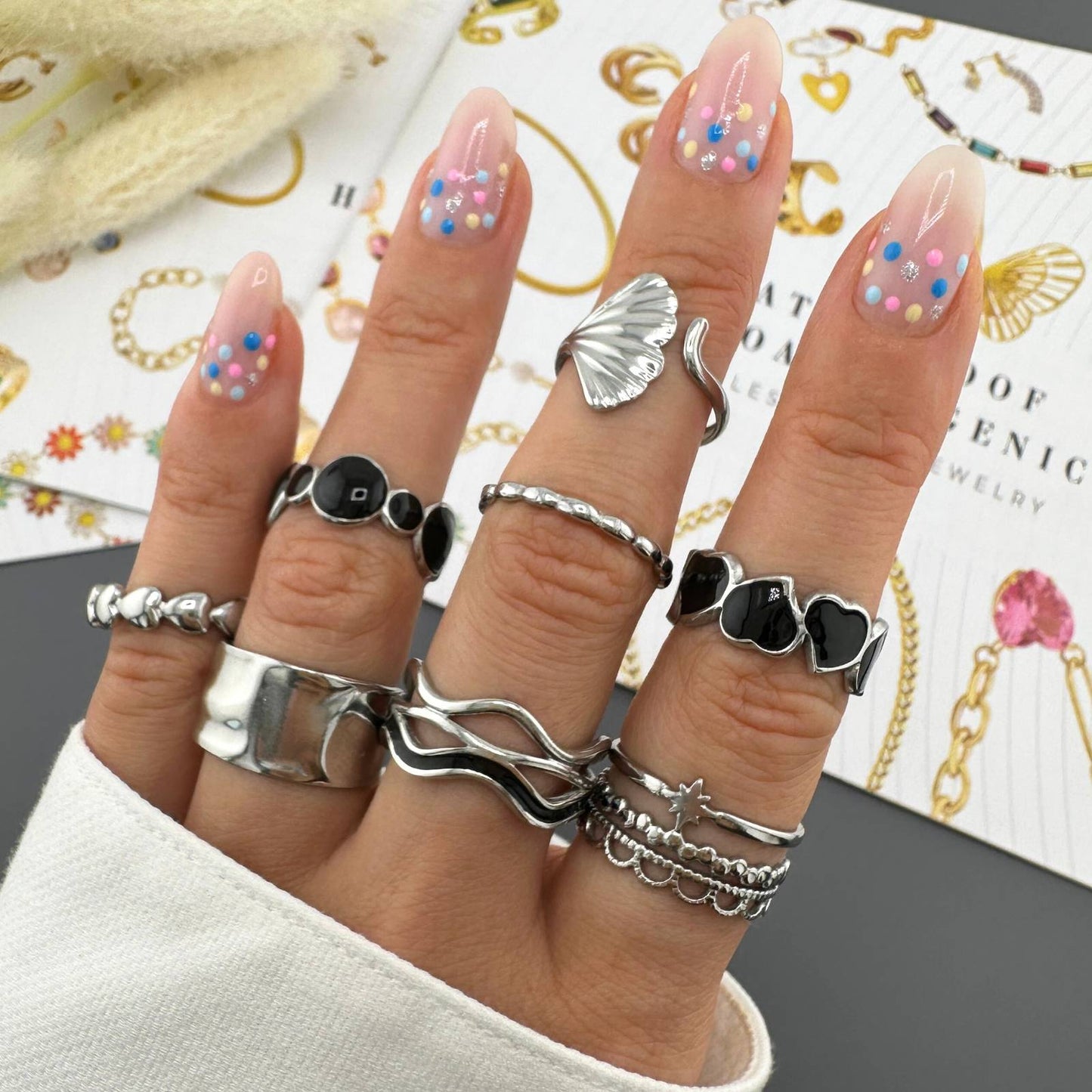 GYŰRŰ, ROZSDAMENTES ACÉL