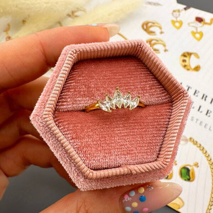 GYŰRŰ, 18K  ARANYOZOTT NEMESACÉL